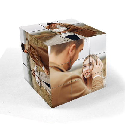 Custom Photo Rubik’s Cube Multiphoto Colorful Cube - faceonboxer
