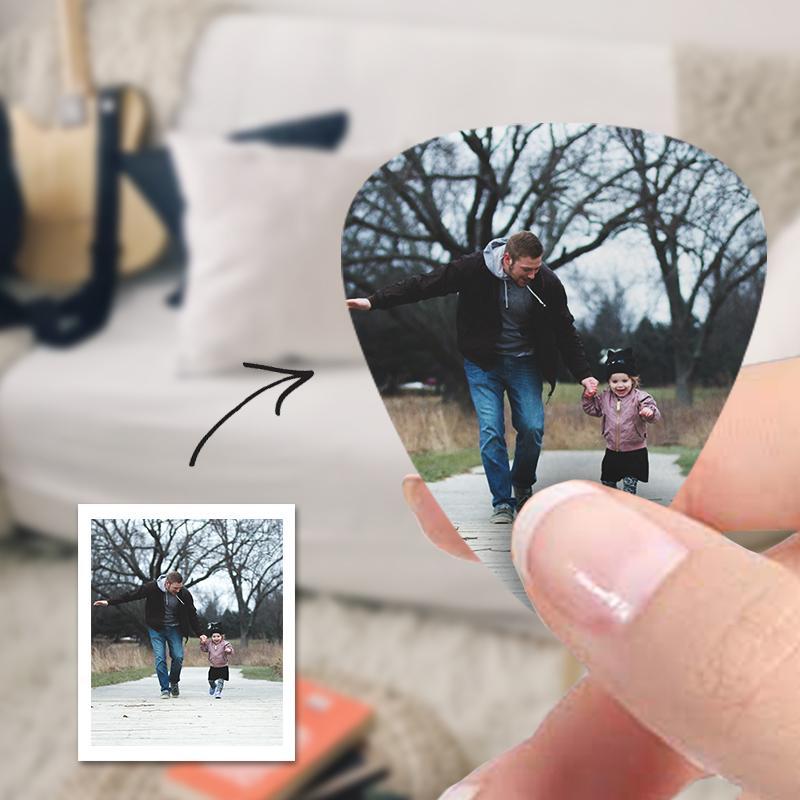 Personalized Guitar Pick With Photo Custom -6Pcs