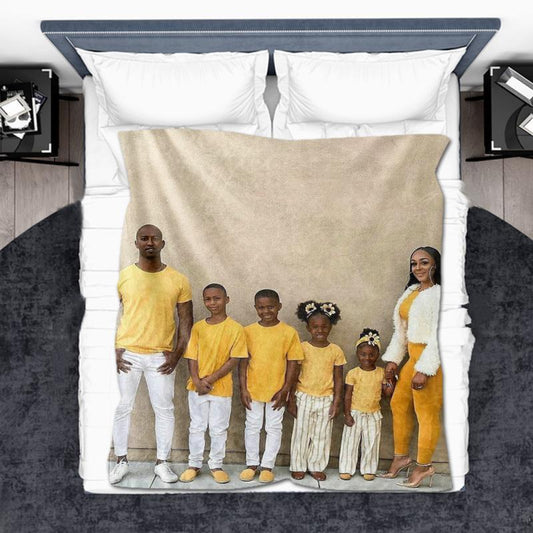Custom Family Photo Blanket with Your Photo