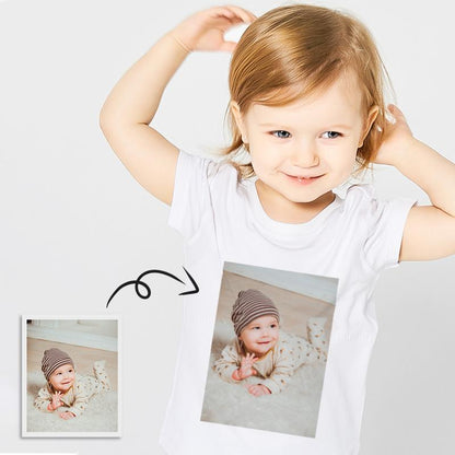 Custom Photo Kid T-Shirt,2-6 years old Cotton T-Shirt