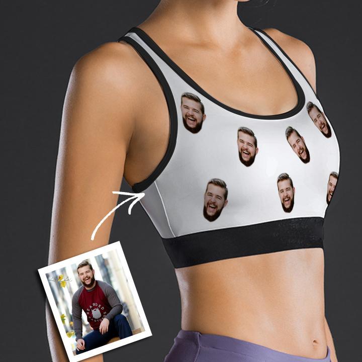 Custom Face Sports Bra Women's