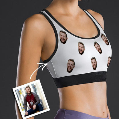 Custom Face Sports Bra Women's