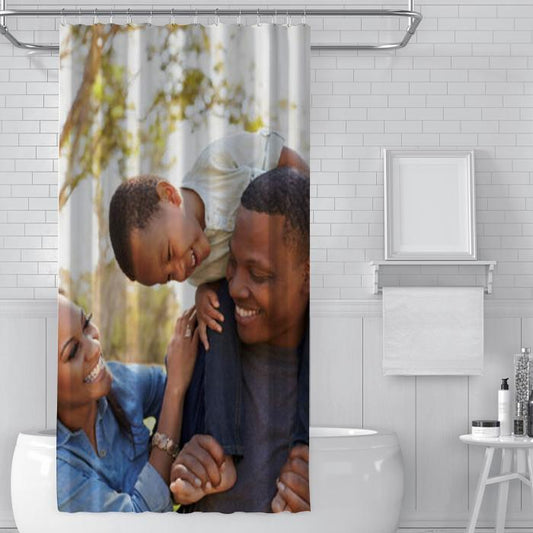 Custom Shower Curtain Unique Gift for Family