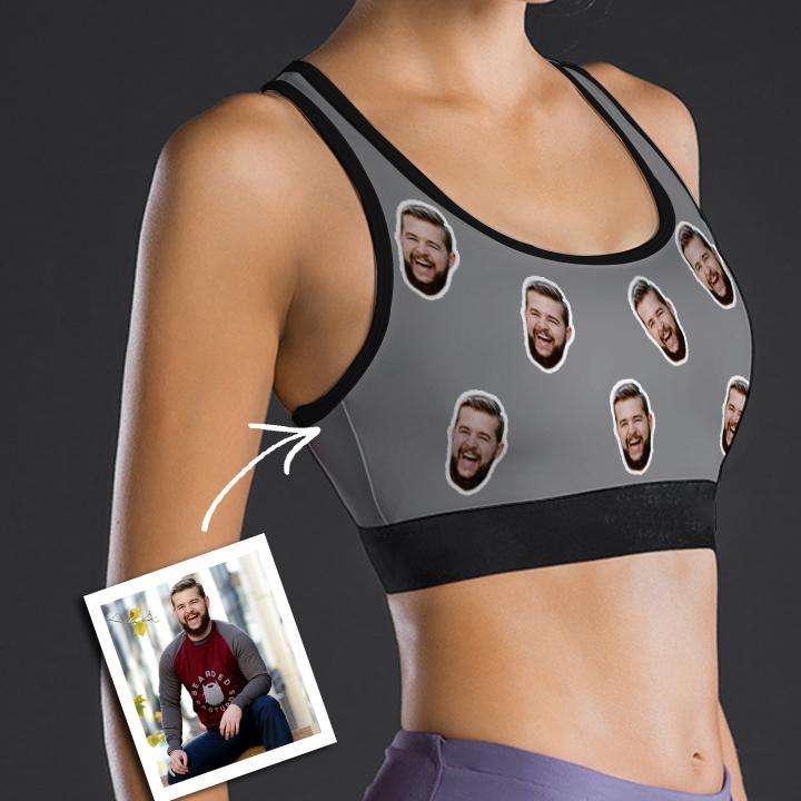 Custom Face Sports Bra Women's