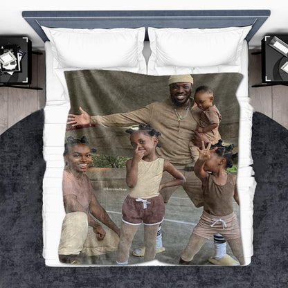 Custom Family Photo Blanket with Your Photo
