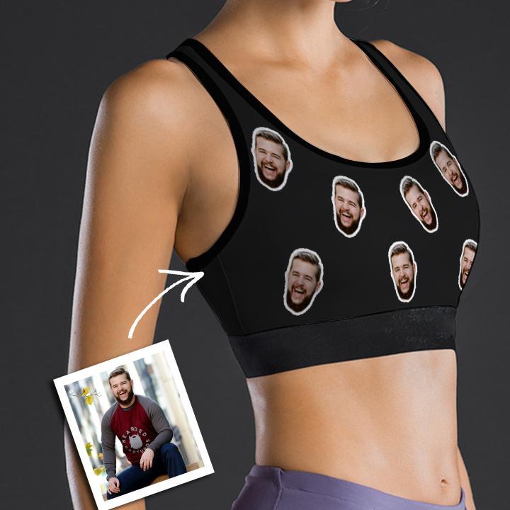 Custom Face Sports Bra Women's