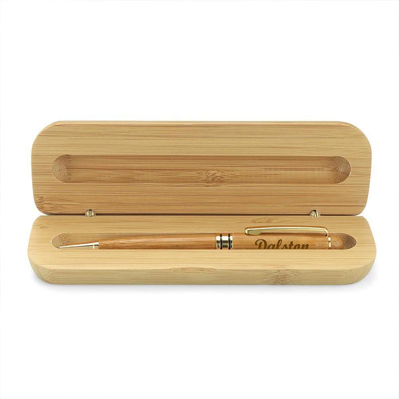 Personalized Wood Pen Set - Engraved Pen Set With Wooden Box Gift For Her/Him