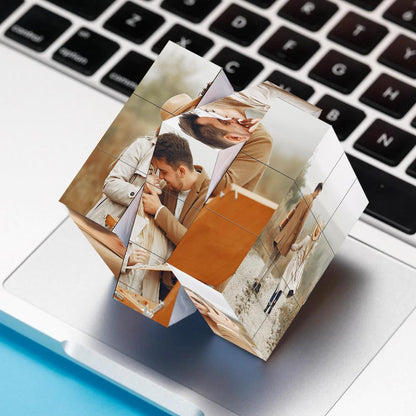 Custom Photo Rubik’s Cube Multiphoto Colorful Cube - faceonboxer