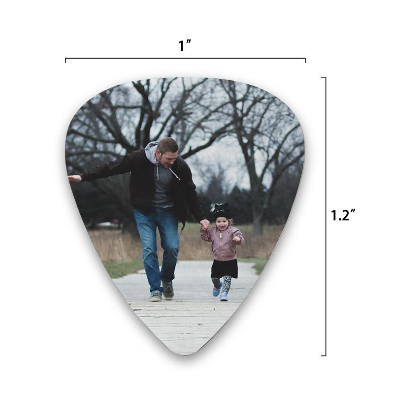 Personalized Guitar Pick With Photo Custom -6Pcs