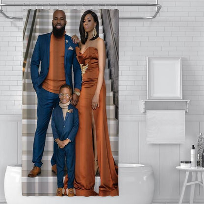 Custom Shower Curtain Unique Gift for Family