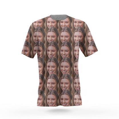 Custom Photo Face Mash T-shirt