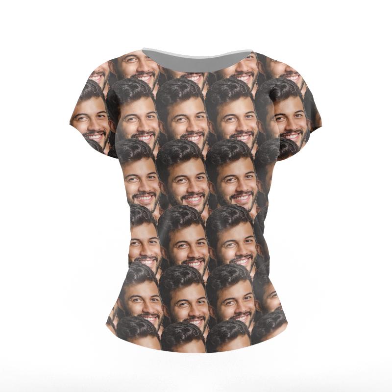 Custom Photo Face Mash T-shirt