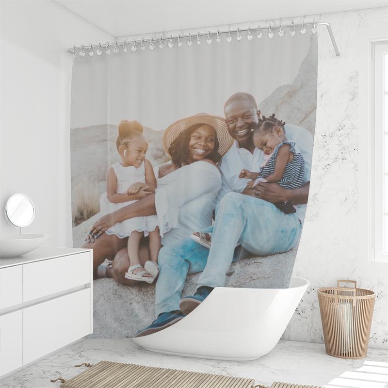 Custom Shower Curtain Unique Gift for Family