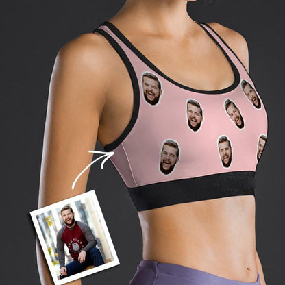 Custom Face Sports Bra Women's