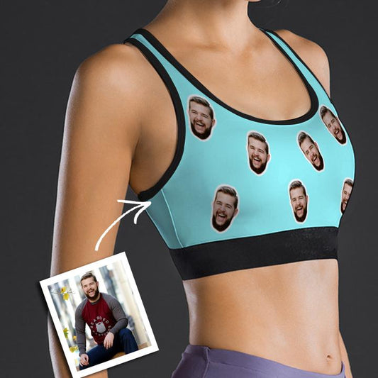 Custom Face Sports Bra Women's