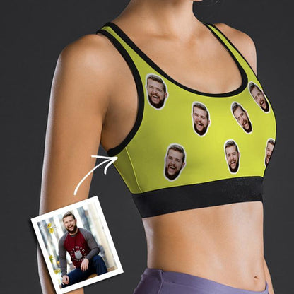 Custom Face Sports Bra Women's