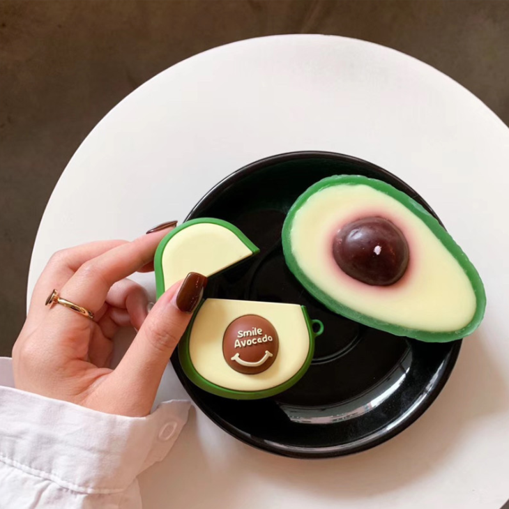 Yellow Avocado AirPods Earphone Case