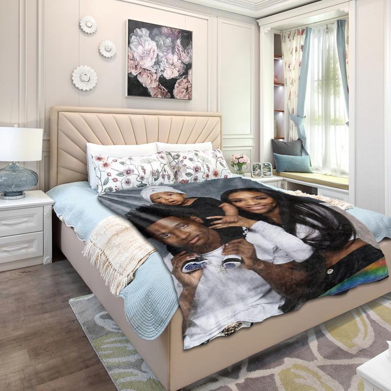 Custom Family Photo Blanket with Your Photo