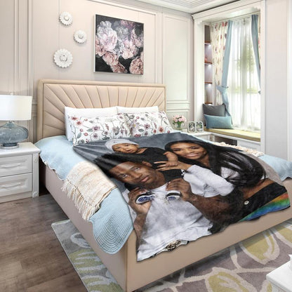 Custom Family Photo Blanket with Your Photo
