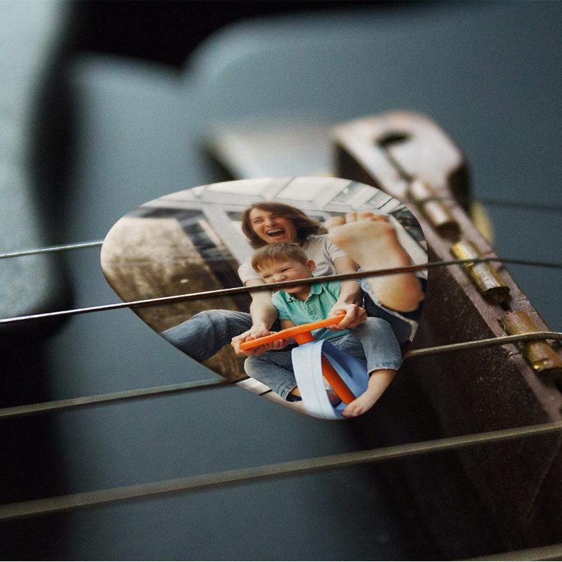 Personalized Guitar Pick With Photo Custom -12Pcs