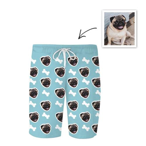 Custom Photo Pajamas Dog Photo Pajamas, Unique Gifts Nightwear, Hamburger Unisex - Pants Only