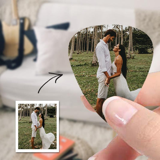 Personalized Guitar Pick With Photo Custom -24Pcs