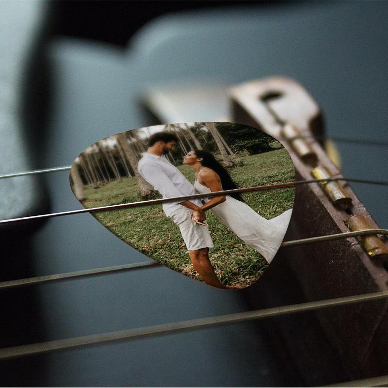 Personalized Guitar Pick With Photo Custom -24Pcs