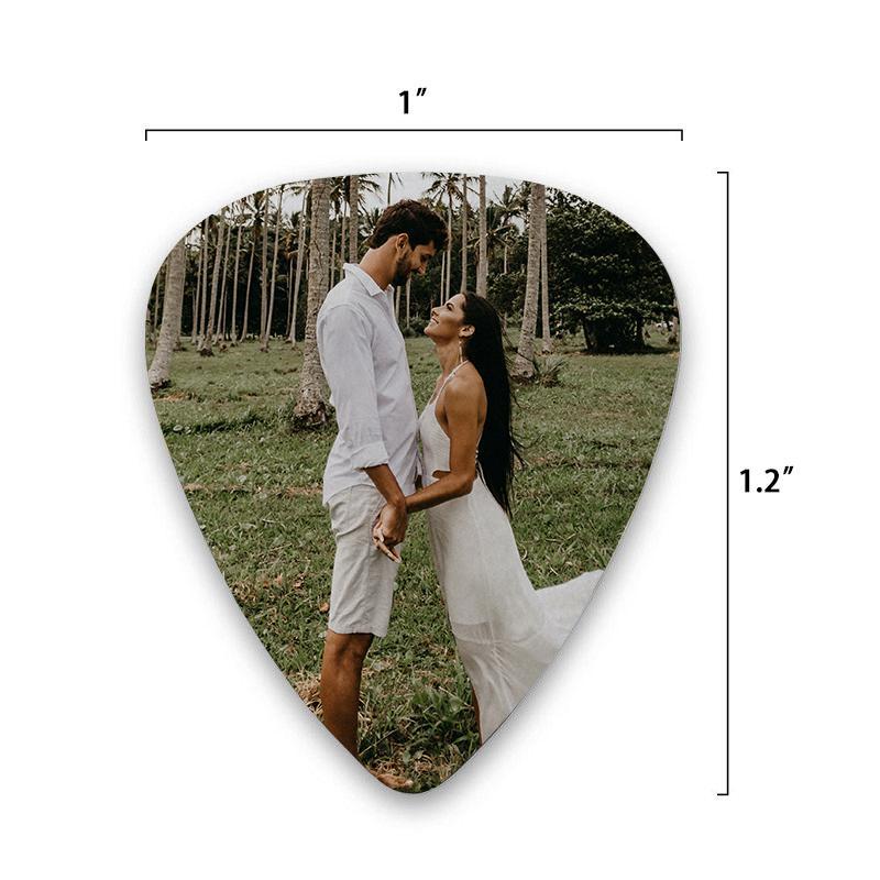 Personalized Guitar Pick With Photo Custom -24Pcs