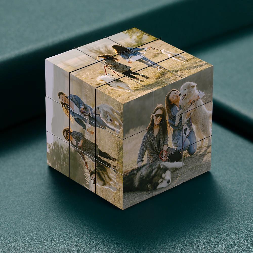 Custom Photo Rubik’s Cube Multiphoto Colorful Cube - faceonboxer