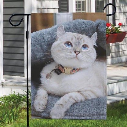 Custom Photo Personalized Outdoor Garden Flag Double Sided Printing Cute Pet