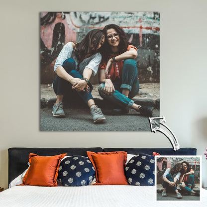 Custom Canvas Prints Custom Photo Oil Painting - faceonboxer