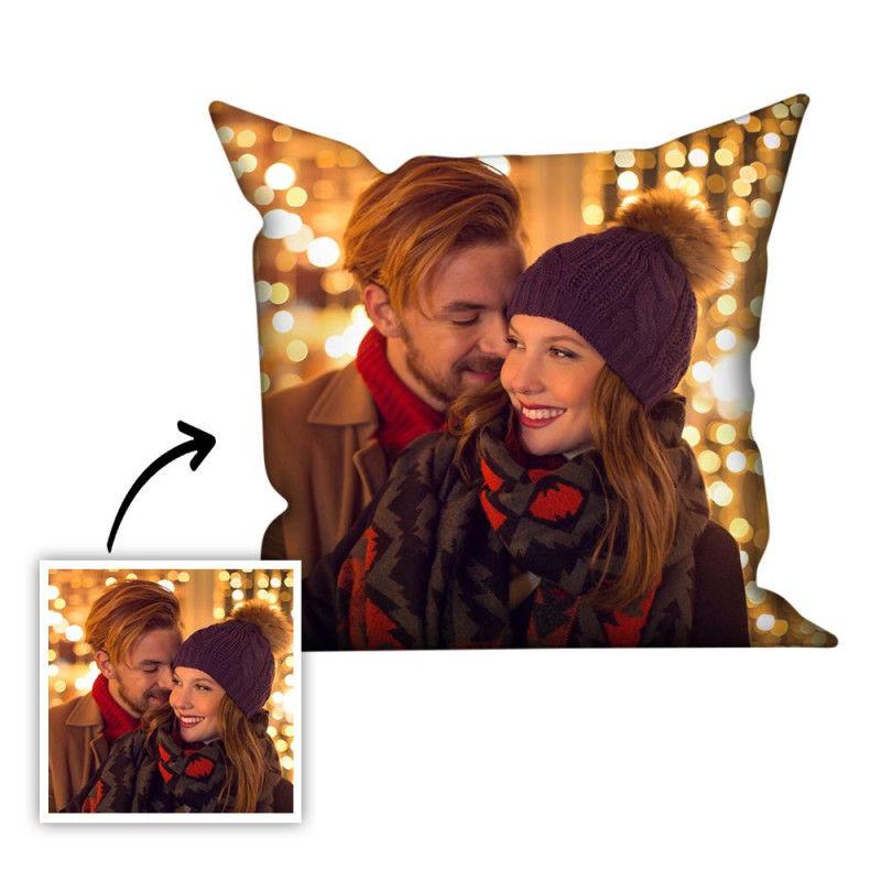 Custom Photo Soft Throw Pillow for Lover