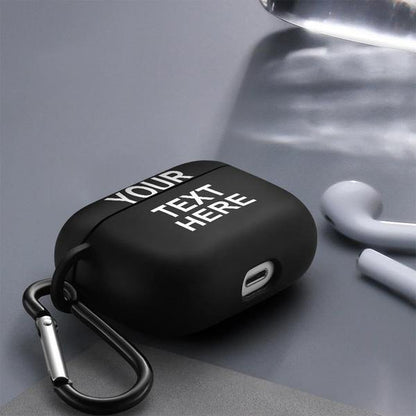 Custom Cute Airpods Pro Case with Text Apple Airpods Pro Case Cover