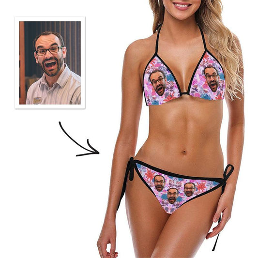 Custom Face Swimsuit  Personalized Bikini