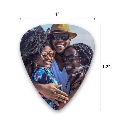 Personalized Guitar Pick With Photo For Family-10Pcs