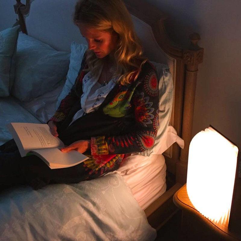 Custom Photo Book Lamp Open 360 Degrees For Desk, Reading, Floor Night Light - Sketch