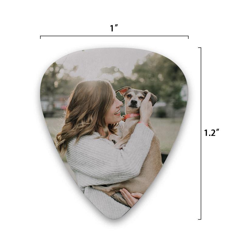Personalized Guitar Pick With Photo Custom-12Pcs