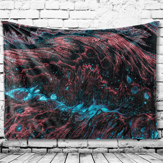 Psychedelic Tapestry, Abstract Art, Wall Decor Hanging Tapestry - faceonboxer