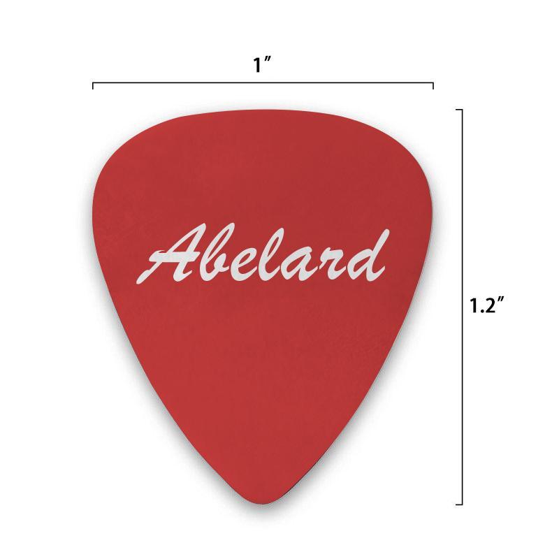 Personalized Guitar Pick Custom Text Guitar Pick -12Pcs