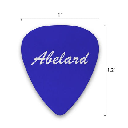 Personalized Guitar Pick Custom Text Guitar Pick -12Pcs