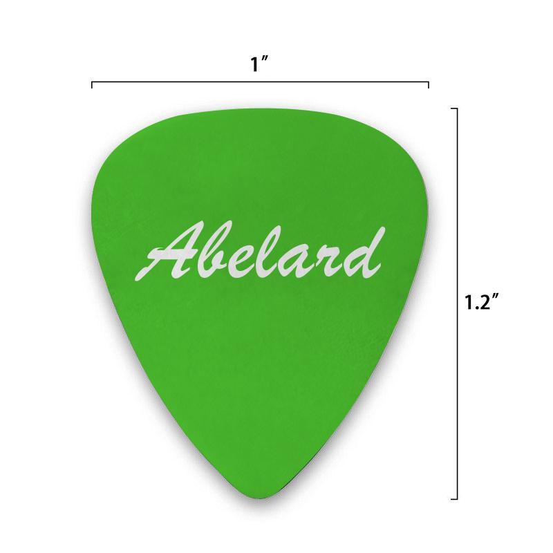 Personalized Guitar Pick Custom Text Guitar Pick -12Pcs