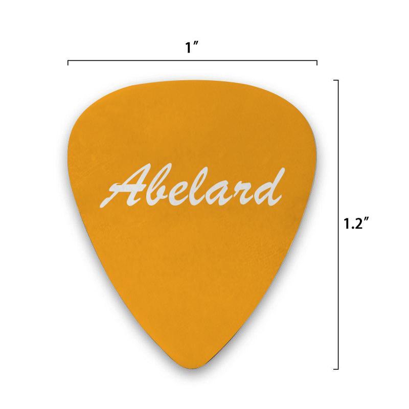 Personalized Guitar Pick Custom Text Guitar Pick -12Pcs