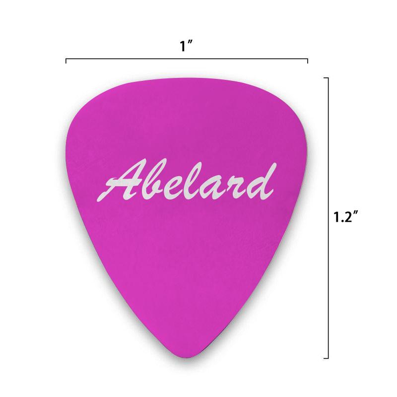 Personalized Guitar Pick Custom Text Guitar Pick -12Pcs