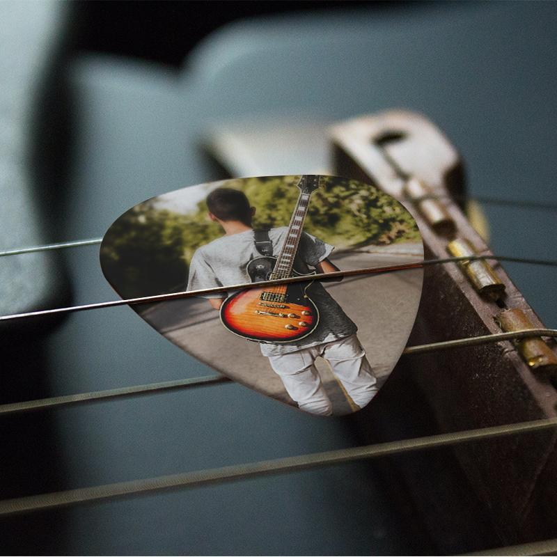 Personalized Guitar Pick With Photo Custom -12Pcs