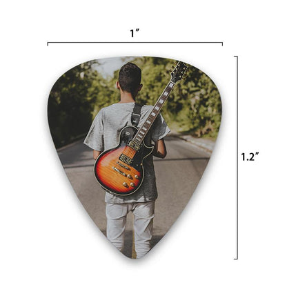 Personalized Guitar Pick With Photo Custom -12Pcs