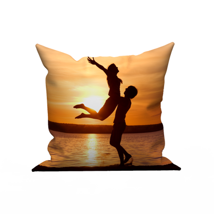 Custom Photo Soft Throw Pillow Best Memories