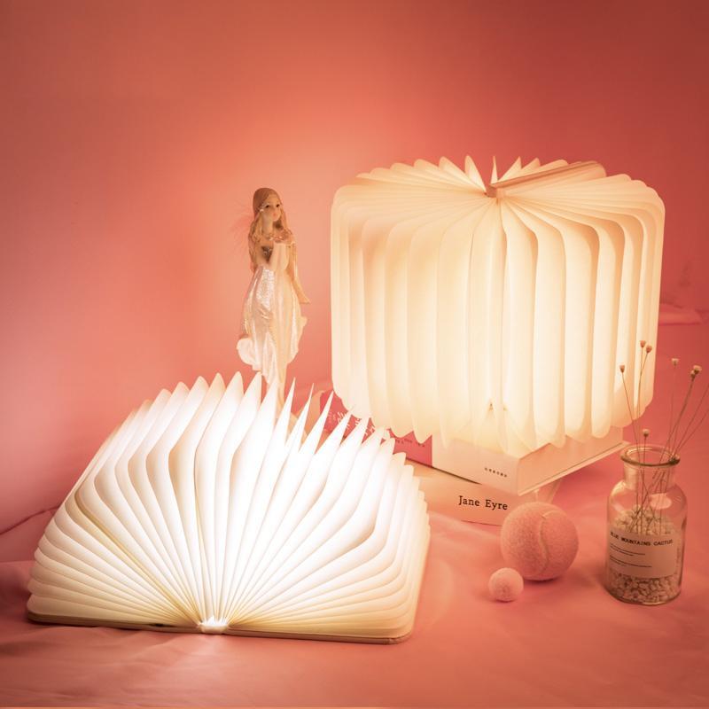 Custom Photo Book Lamp Open 360 Degrees For Desk, Reading, Floor Night Light - Sketch