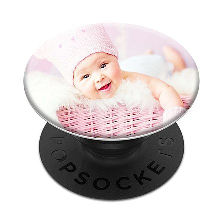 Custom Photo Phone Grip With Baby Personalized Photo Phone Holder