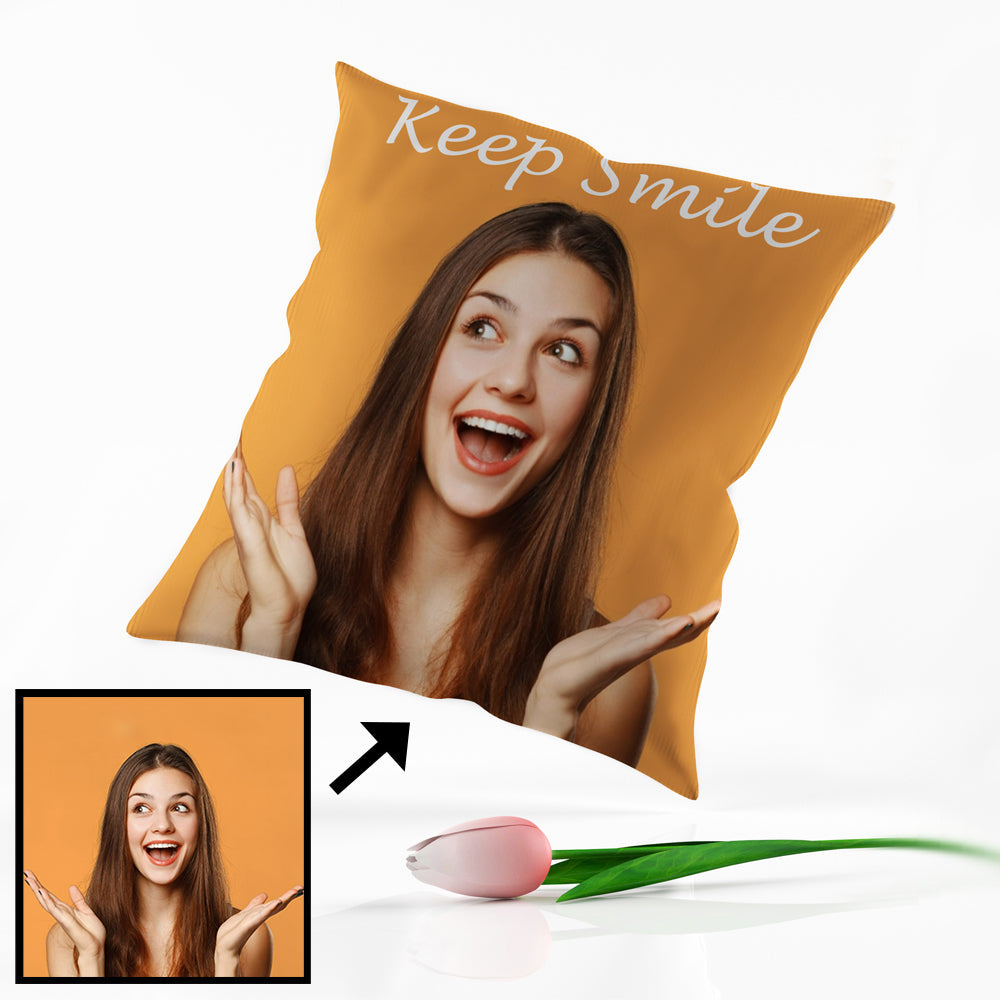 Personalized Pillow With Photo Custom Throw Pillows Double side printed
