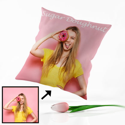 Personalized Pillow With Photo Custom Throw Pillows Double side printed